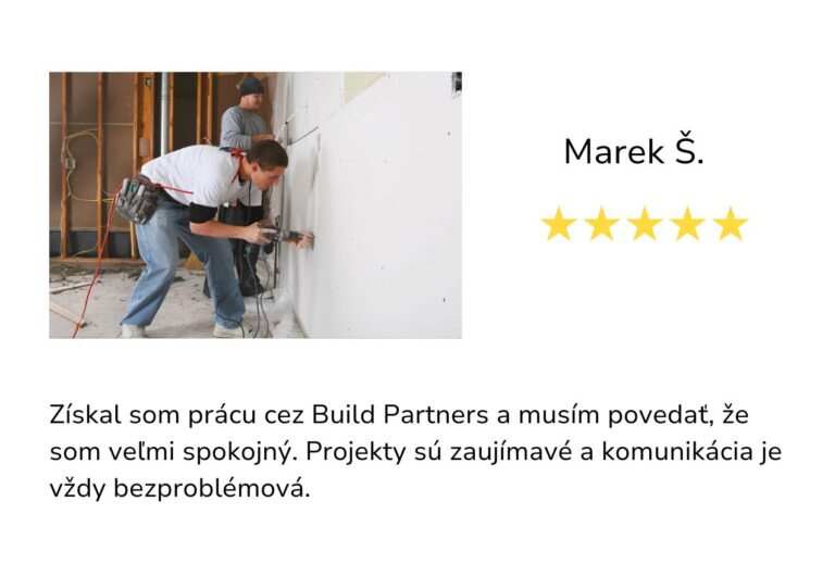 recenzia build partners práca sadrokartonista